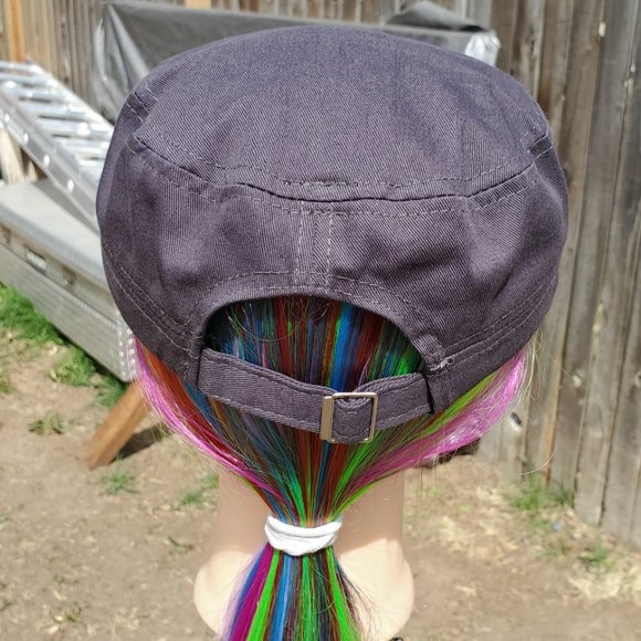 Ladies Gray Dolphin BLING Hat NEW - Picture 4 of 4